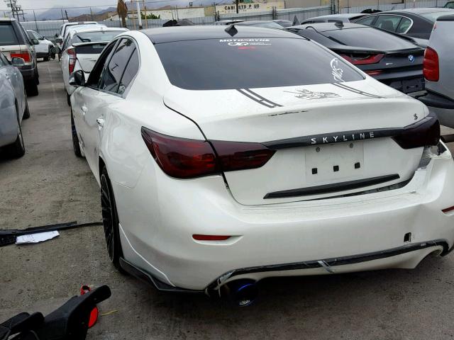 JN1FV7AP3GM421183 - 2016 INFINITI Q50 RED SP WHITE photo 3