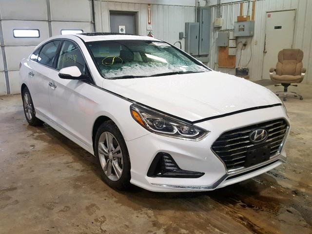 5NPE34AF9JH646049 - 2018 HYUNDAI SONATA SPO WHITE photo 1