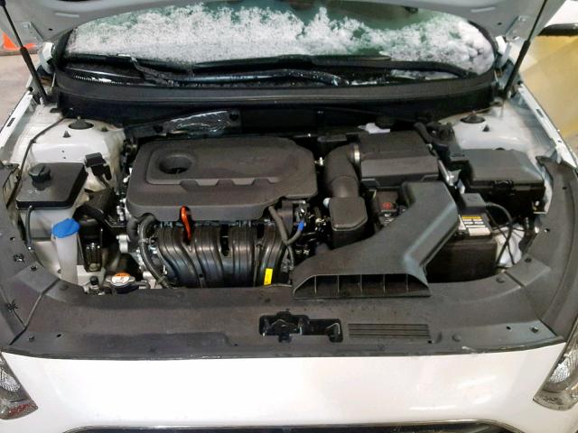 5NPE34AF9JH646049 - 2018 HYUNDAI SONATA SPO WHITE photo 7