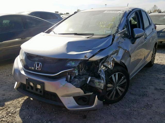 JHMGK5H72GX004347 - 2016 HONDA FIT EX SILVER photo 2