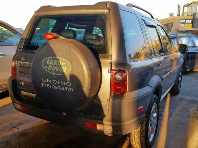 SALNY22233A268203 - 2003 LAND ROVER FREELANDER GRAY photo 4