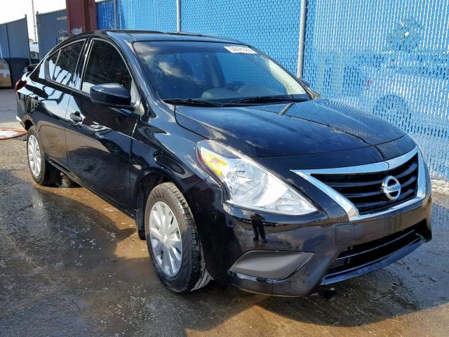 3N1CN7AP6HL844919 - 2017 NISSAN VERSA S BLACK photo 1