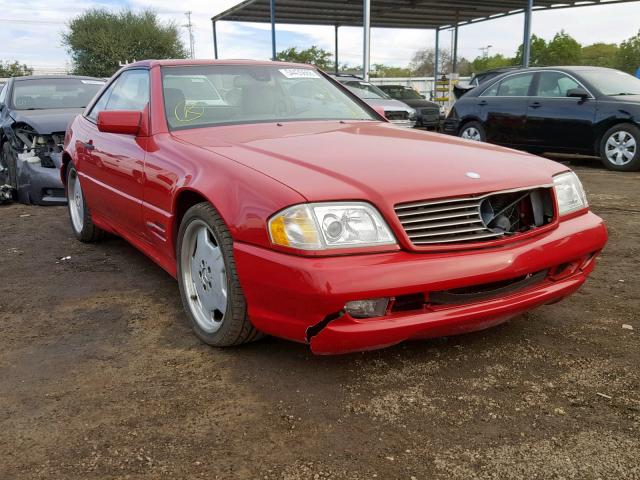 WDBFA67F5WF170041 - 1998 MERCEDES-BENZ SL 500 RED photo 1