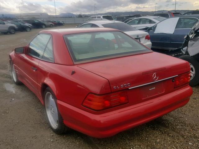 WDBFA67F5WF170041 - 1998 MERCEDES-BENZ SL 500 RED photo 3