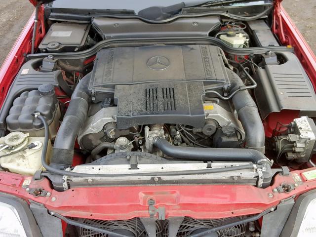 WDBFA67F5WF170041 - 1998 MERCEDES-BENZ SL 500 RED photo 7