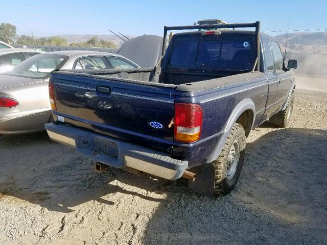 1FTCR15X9RPB73129 - 1994 FORD RANGER SUP BLUE photo 4