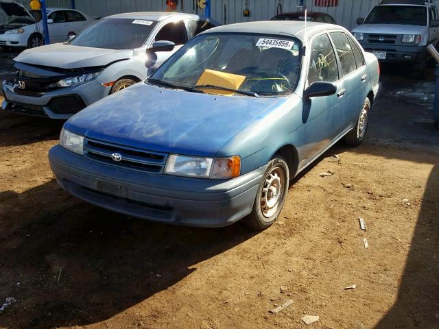 JT2EL43T7R0407412 - 1994 TOYOTA TERCEL DX BLUE photo 2