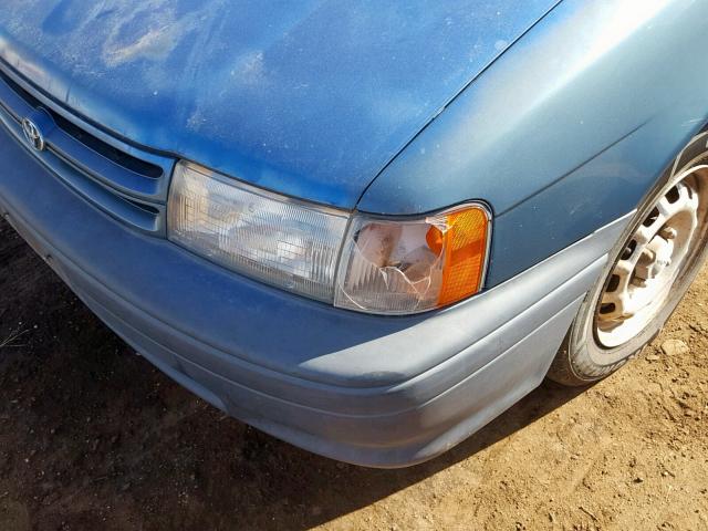 JT2EL43T7R0407412 - 1994 TOYOTA TERCEL DX BLUE photo 9