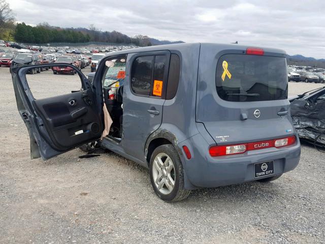 JN8AZ2KR1DT304237 - 2013 NISSAN CUBE S GRAY photo 3