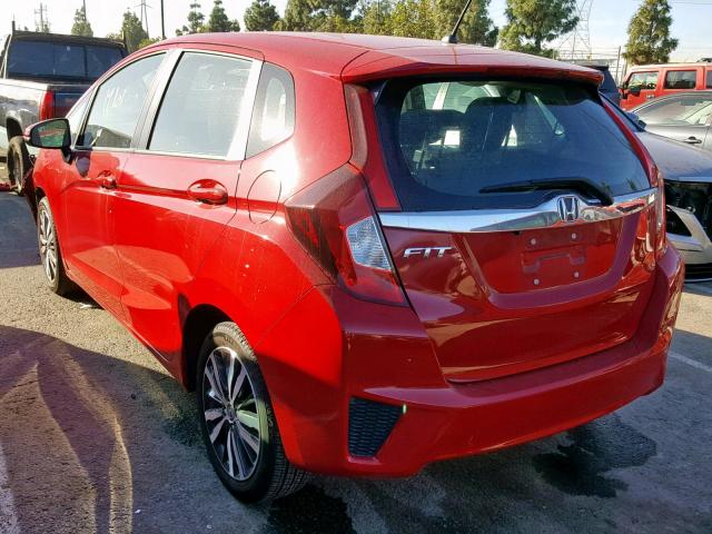 3HGGK5H73HM712083 - 2017 HONDA FIT EX RED photo 3