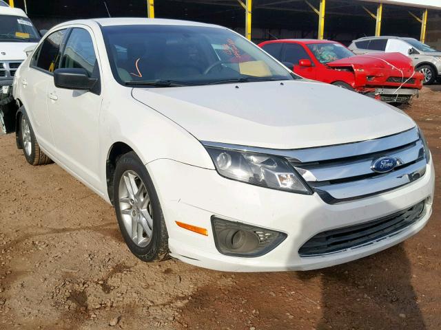 3FAHP0GA7CR151246 - 2012 FORD FUSION S WHITE photo 1