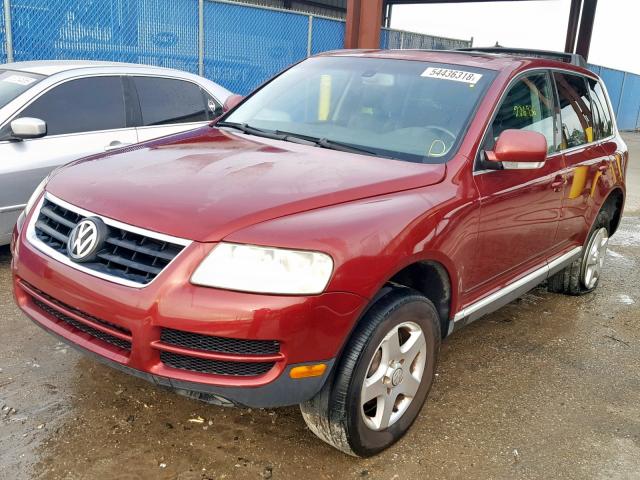 WVGBC67L84D013656 - 2004 VOLKSWAGEN TOUAREG 3. BURGUNDY photo 2