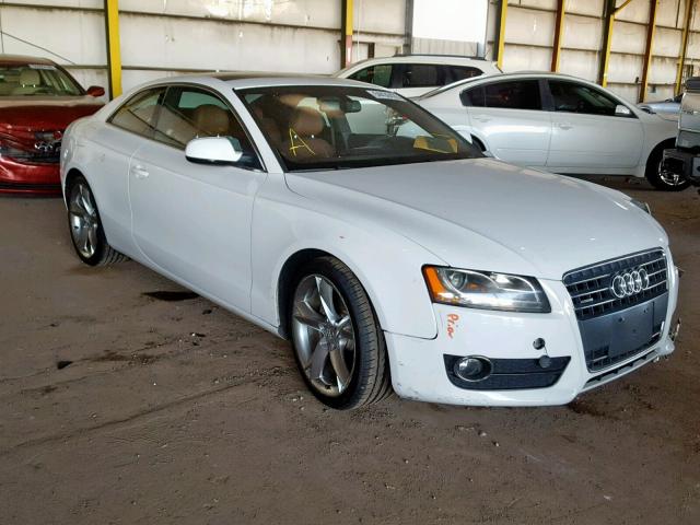 WAULFAFR3CA032251 - 2012 AUDI A5 PREMIUM WHITE photo 1