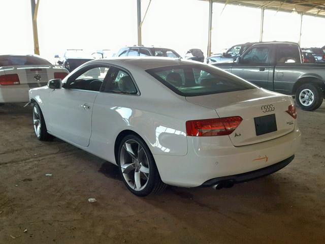 WAULFAFR3CA032251 - 2012 AUDI A5 PREMIUM WHITE photo 3