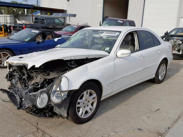 WDBUF65J54A455655 - 2004 MERCEDES-BENZ E 320 WHITE photo 2