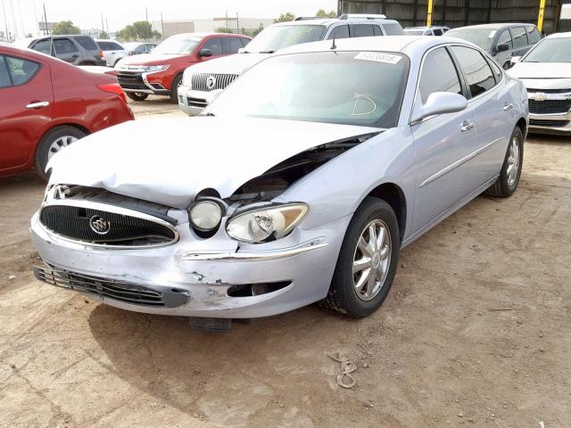 2G4WD532951310423 - 2005 BUICK LACROSSE C BLUE photo 2