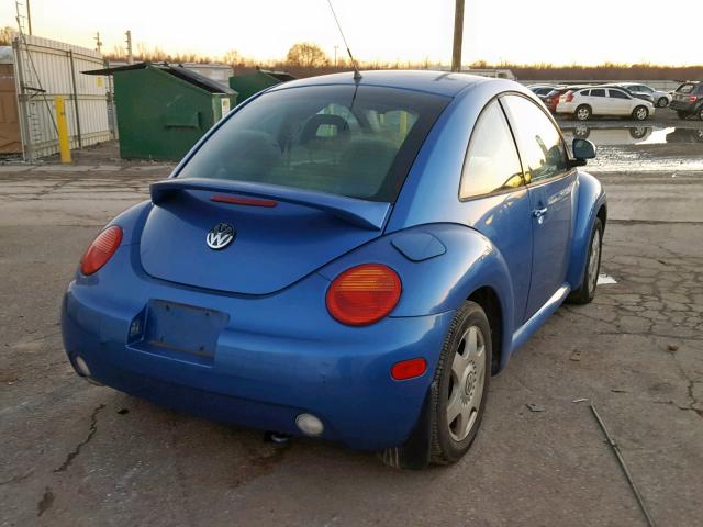 3VWCA21C7XM452613 - 1999 VOLKSWAGEN NEW BEETLE BLUE photo 4