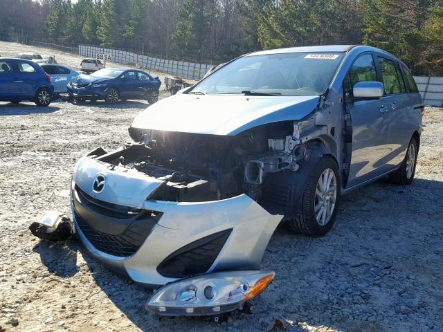 JM1CW2BL9C0127610 - 2012 MAZDA 5 BLUE photo 2