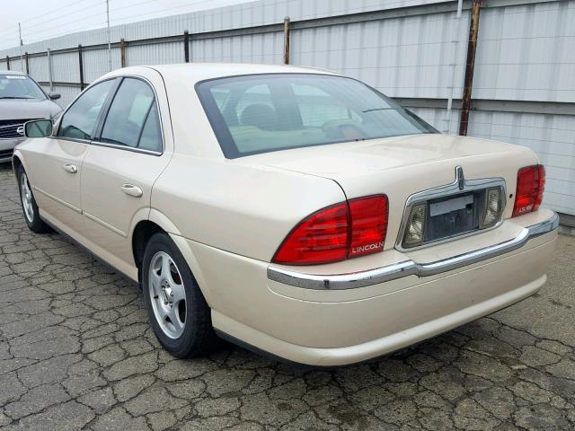 1LNHM87A71Y649443 - 2001 LINCOLN LS TAN photo 3