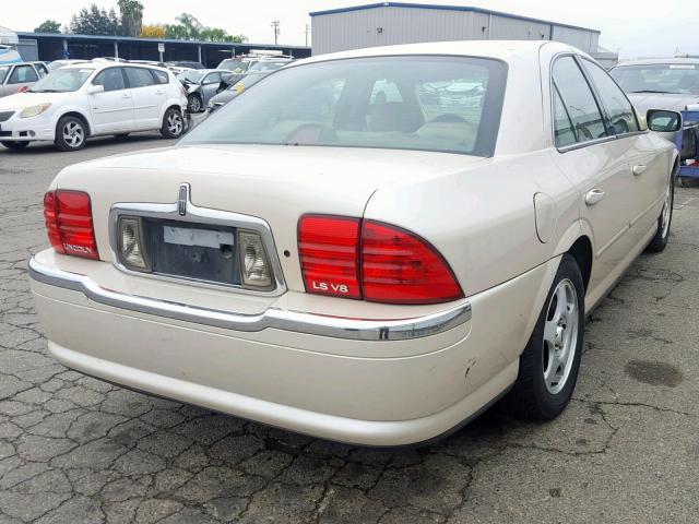 1LNHM87A71Y649443 - 2001 LINCOLN LS TAN photo 4