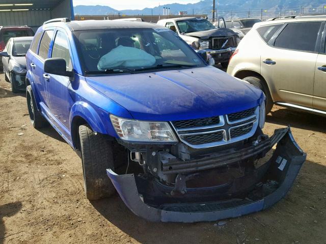 3D4PG9FG8BT521494 - 2011 DODGE JOURNEY LU BLUE photo 1