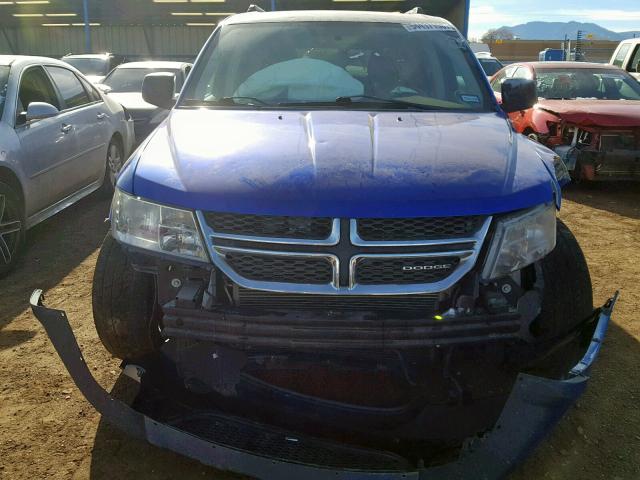 3D4PG9FG8BT521494 - 2011 DODGE JOURNEY LU BLUE photo 10