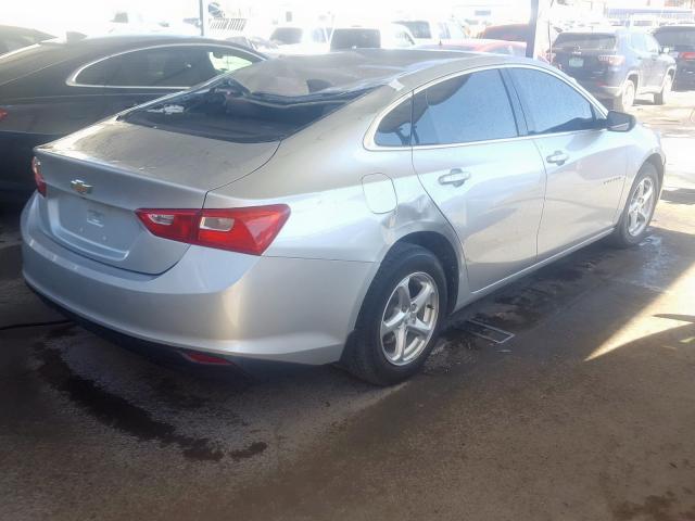 1G1ZB5ST7JF242748 - 2018 CHEVROLET MALIBU LS SILVER photo 4