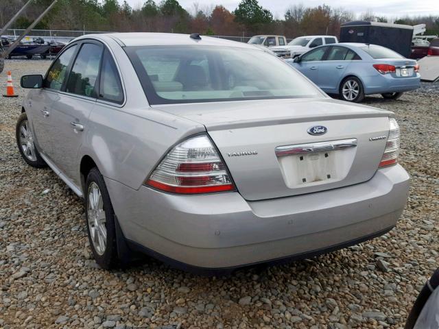 1FAHP25WX8G171855 - 2008 FORD TAURUS LIM SILVER photo 3