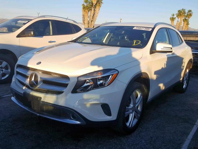 WDCTG4GB5GJ248685 - 2016 MERCEDES-BENZ GLA 250 4M WHITE photo 2