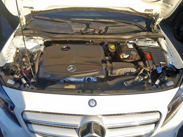 WDCTG4GB5GJ248685 - 2016 MERCEDES-BENZ GLA 250 4M WHITE photo 7