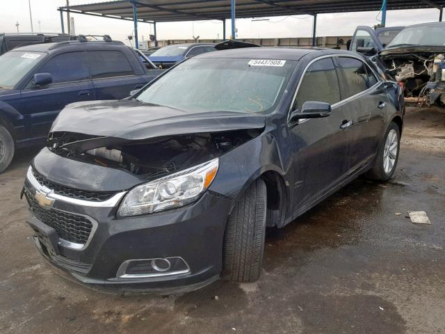 1G11H5SL5EF258805 - 2014 CHEVROLET MALIBU LTZ გრაფიტი ფოტო 2