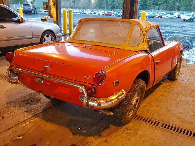 FDU51759L - 1969 TRIUMPH CAR SPITFIRE RED photo 4