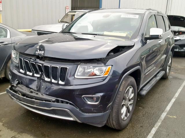 1C4RJFBG2EC355307 - 2014 JEEP GRAND CHER BLACK photo 2