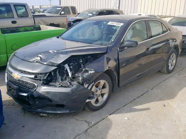 1G11C5SL4FF222930 - 2015 CHEVROLET MALIBU 1LT ნაცრისფერი ფოტო 2