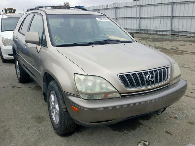 JTJGF10U810102411 - 2001 LEXUS RX 300 GOLD photo 1