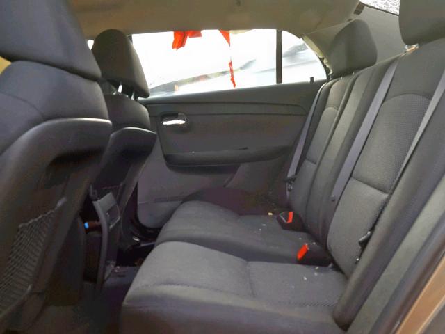 1G1ZC5E19BF200090 - 2011 CHEVROLET MALIBU 1LT BROWN photo 6