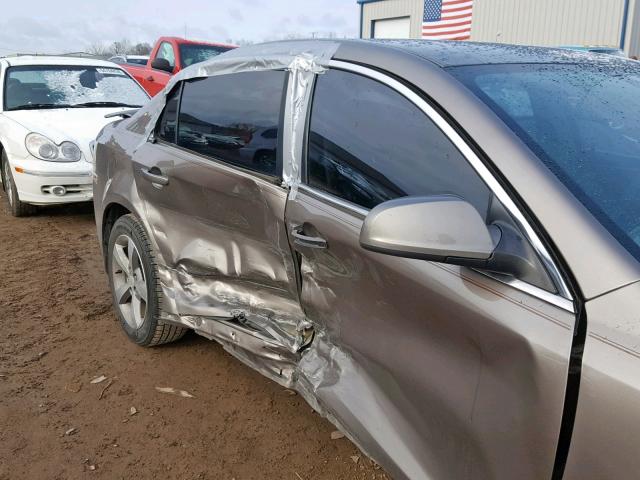 1G1ZC5E19BF200090 - 2011 CHEVROLET MALIBU 1LT BROWN photo 9
