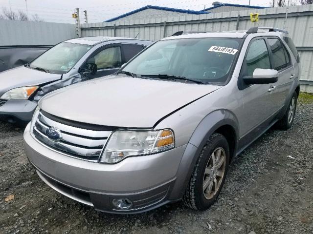 1FMDK05W08GA17419 - 2008 FORD TAURUS X S SILVER photo 2