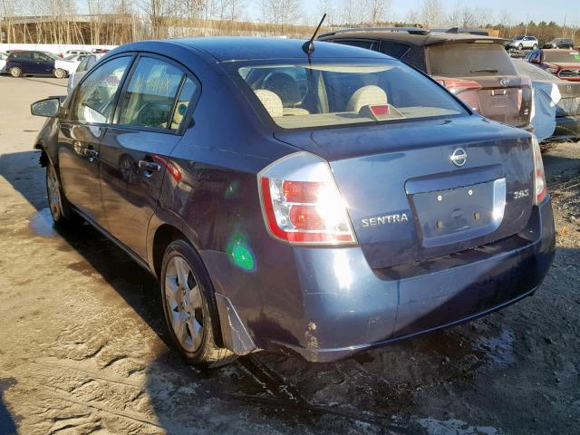 3N1AB61E97L634807 - 2007 NISSAN SENTRA 2.0 BLUE photo 3