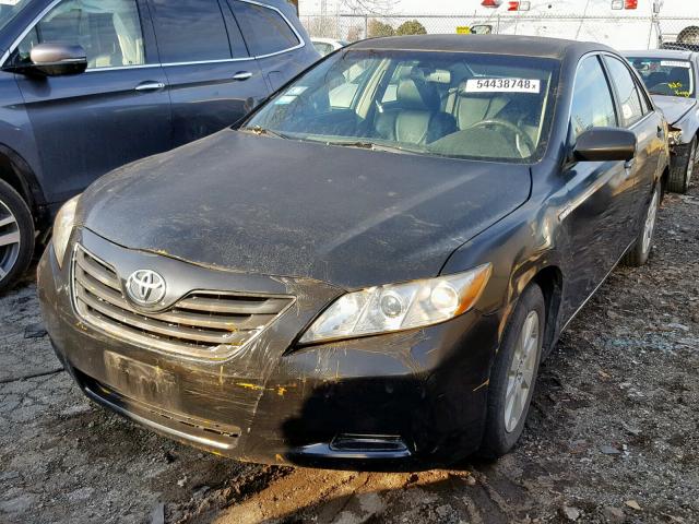 4T1BB46K99U087532 - 2009 TOYOTA CAMRY HYBR BLACK photo 2