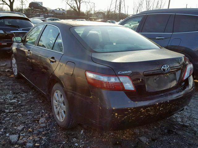 4T1BB46K99U087532 - 2009 TOYOTA CAMRY HYBR BLACK photo 3