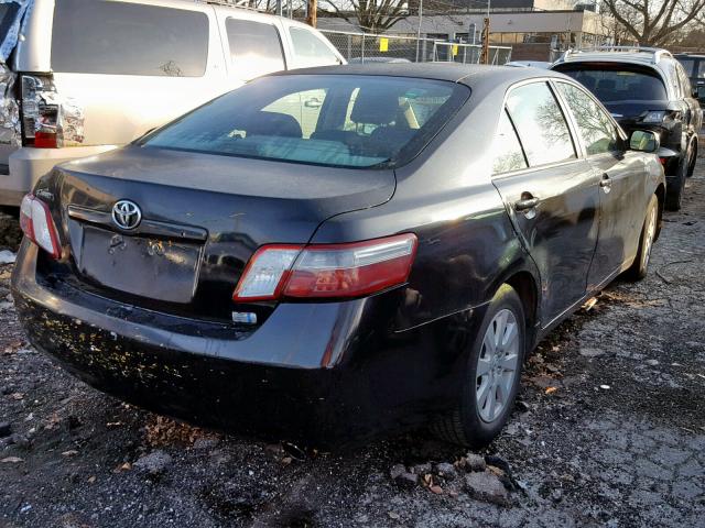 4T1BB46K99U087532 - 2009 TOYOTA CAMRY HYBR BLACK photo 4