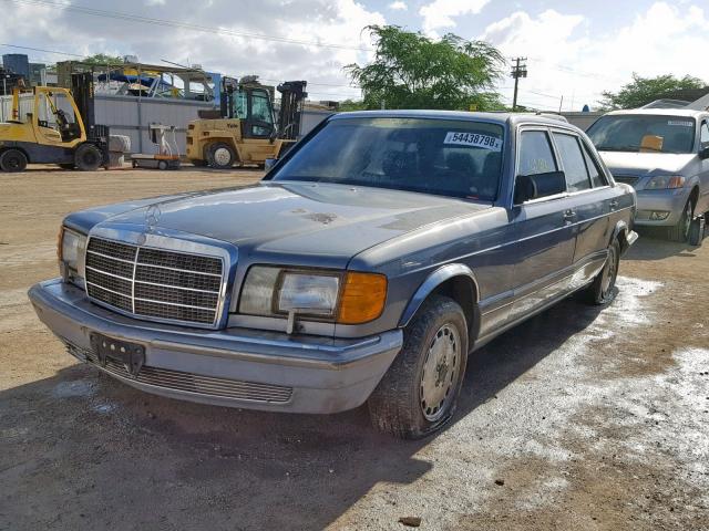 WDBCA39D4HA345747 - 1987 MERCEDES-BENZ 560 SEL GRAY photo 2