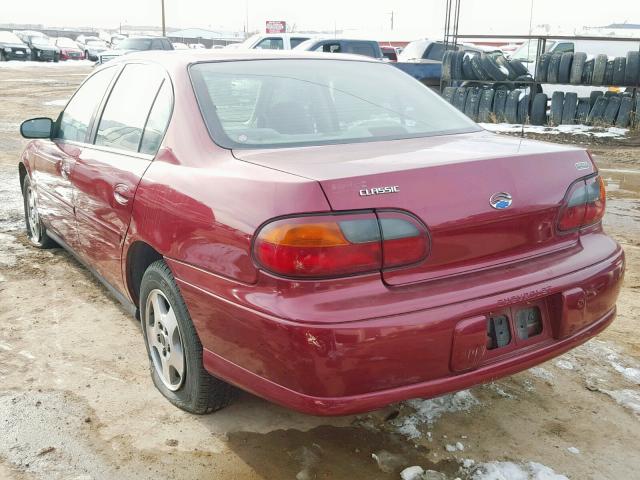 1G1ND52F84M519569 - 2004 CHEVROLET CLASSIC MAROON photo 3