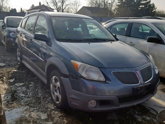 5Y2SL65897Z416796 - 2007 PONTIAC VIBE BLUE photo 1