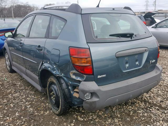 5Y2SL65897Z416796 - 2007 PONTIAC VIBE BLUE photo 3