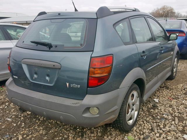 5Y2SL65897Z416796 - 2007 PONTIAC VIBE BLUE photo 4