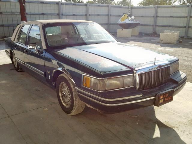 1LNLM82W3NY719796 - 1992 LINCOLN TOWN CAR S GREEN photo 1