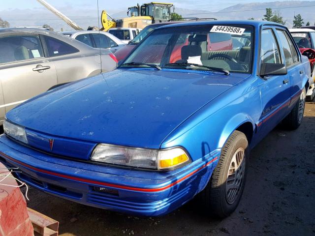 1G2JB54H2R7601124 - 1994 PONTIAC SUNBIRD LE BLUE photo 2