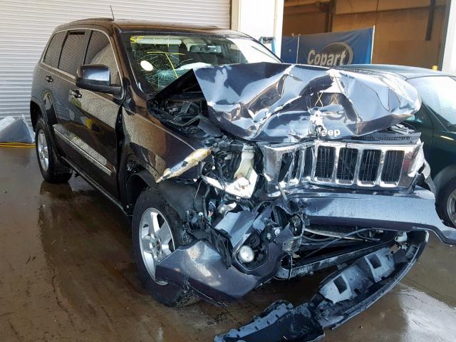 1C4RJEAG3CC294655 - 2012 JEEP GRAND CHER GRAY photo 1